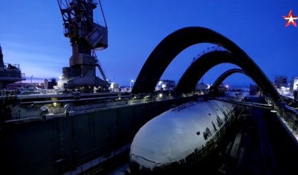 RUSKA MORSKA NEMAN OD KOJE DRHTI SVET! Stiže NAJSTRAŠNIJE ORUŽJE, pogledajte izbliza nadograđenu nuklearnu podmornicu Knez Vladimir! (VIDEO)
