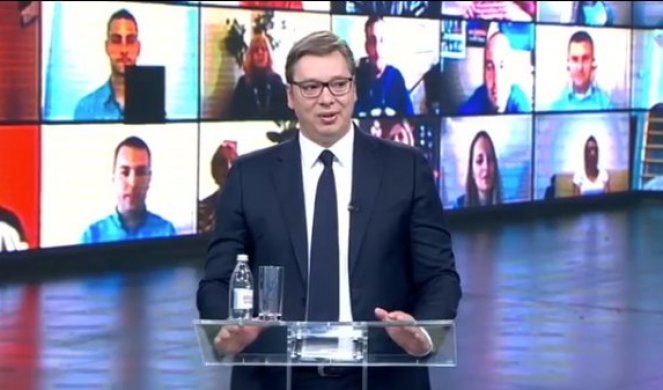 (VIDEO) VELIKO HVALA ŠTO VERUJETE U SRBIJU! Predsednik Vučić se zahvalio svima koji su učestvovali u PRVOM ONLAJN SKUPU!