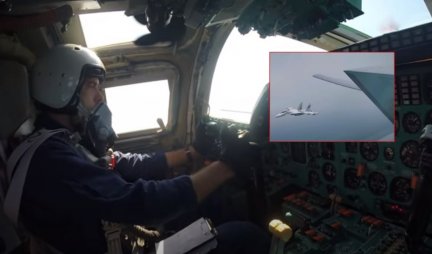 SPEKTAKULARAN SNIMAK IZ KOKPITA! Ruski bombarder iznad Crnog mora! (VIDEO)