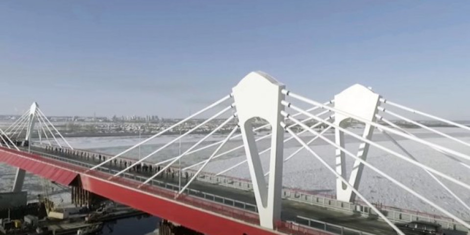 ČUDO KAKVO MOGU DA NAPRAVE SAMO RUSIJA I KINA! Objavljen snimak prvog mosta koji povezuje DVE MOĆNE IMPERIJE! (VIDEO)