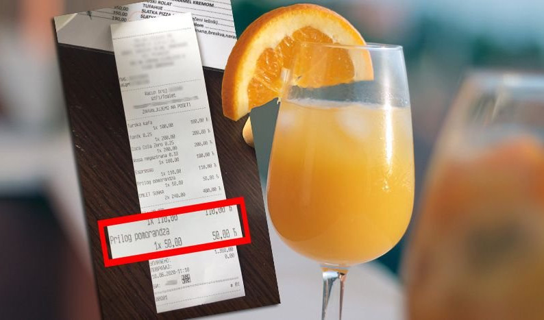 ČUVAJTE SE! Kafedžije spremile novi trik da nas opelješe, za krišku narandže 50 dinara?!