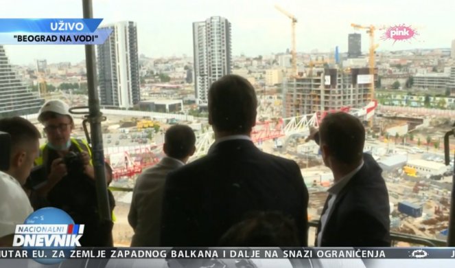 (FOTO/VIDEO) OTVARANJE KULE BEOGRAD NAJVIŠE ZA 16 MESECI! Vučić obišao radove u Beogradu na vodi, ova zgrada će biti NOVI SIMBOL CELE SRBIJE!