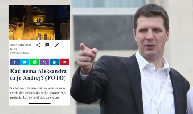 KAKVI LAŽOVI, STRAŠNI LAŽOVI! Izmislili da je Andrej Vučić na balkonu Predsedništva!
