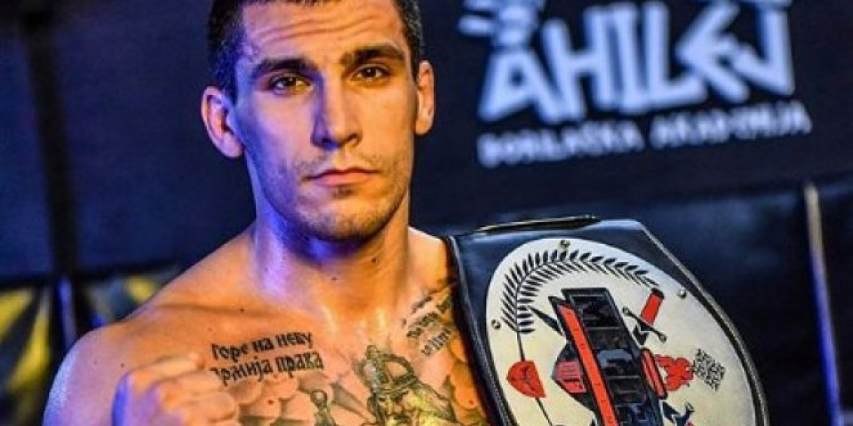 (FOTO) KAPA DOLE, MAJSTORE! Srpski MMA borac PRODAJE ŠAMPIONSKI POJAS kako bi sakupio novac ZA MALU SOFIJU!