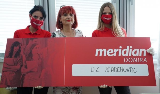 Karavan humanosti kompanije Meridian - Doniran najneophodniji medicinski materijal za Dom zdravlja Mladenovac