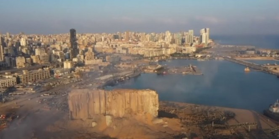 (VIDEO) APOKALIPTIČNE SCENE! Pogledajte kako izgleda Bejrut nakon stravične eksplozije - OBJAVLJENI SNIMCI IZ DRONA OSTAVLJAJU BEZ REČI