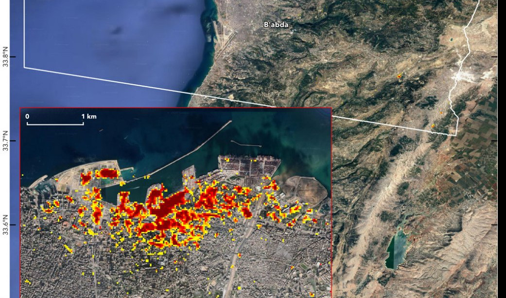 (UZNEMIRUJUĆI VIDEO) SPEKTAKULARAN 4K SNIMAK RAZARANJA BEJRUTA! NASA objavila mapu uništene prestonice Libana!