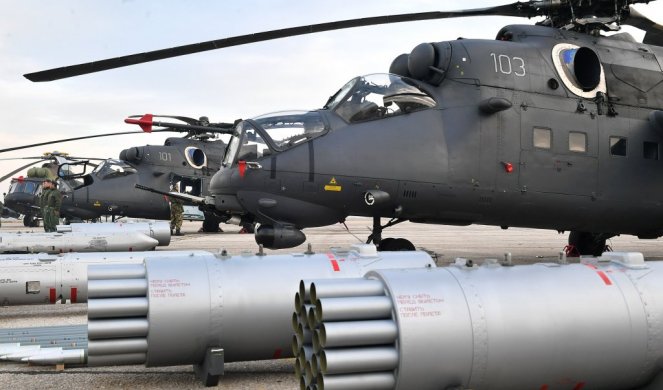 VOJSKA SRBIJE IMA LETEĆI TENK! Moćni ruski helikopter u sastavu Ratnog vazduhoplovstva!