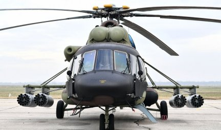 (FOTO) NAMENJEN JE ZA REALIZACIJU BROJNIH ZADATAKA! Helikopteri Mi-17V5 iz Rusije ojačali Ratno vazduhoplovstvo