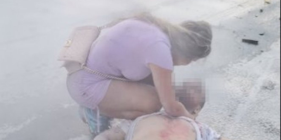 UZNEMIRUJUĆE! OVO JE FOTOGRAFIJA STOJANOVIĆA ODMAH NAKON EKSPLOZIJE DŽIPA! Devojka je pokušala da pomogne teško povređenom Strahinji!