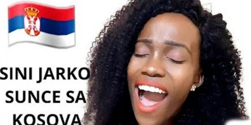 (VIDEO) CRKNITE DUŠMANI, PRELEPA ZAMBIJKA OTKRIVA ZAŠTO PEVA "SINI JARKO SUNCE SA KOSOVA"! Vas Srbe ne može da poljulja Zapad, suviše ste jaki!