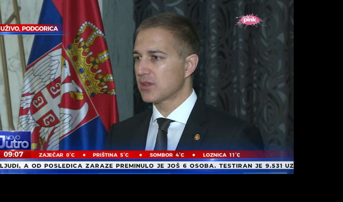 VUČIĆ JE POKAZAO DRŽAVNIČKU MUDROST, TO JE BILA VAŽNA I HRABRA ODLUKA! Stefanović: Došli smo da pokažemo da brinemo o našem narodu u Crnoj Gori