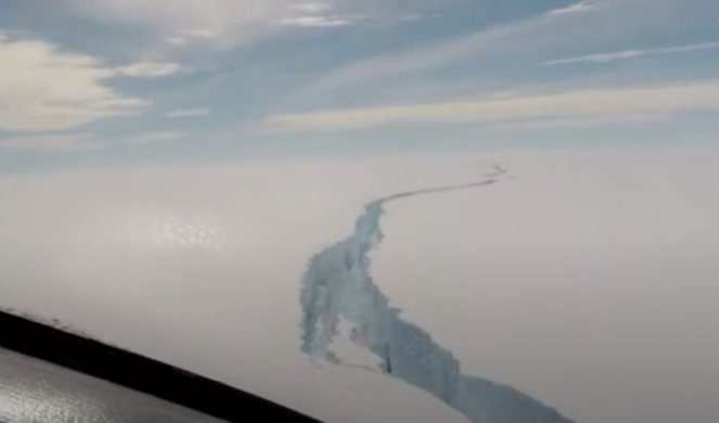 KATASTROFA NA POMOLU! Ledeni breg dugačak 150 kilometara se odvojio od Antartika, preti da UDARI U OSTRVO! (VIDEO)
