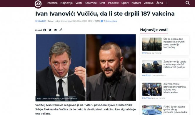 VAKCINA ZA NJEGOVU BOLEST NE POSTOJI! Ivan Ivanović opet napao Vučića, đilasovski portal oduševljen glupošću voditelja!