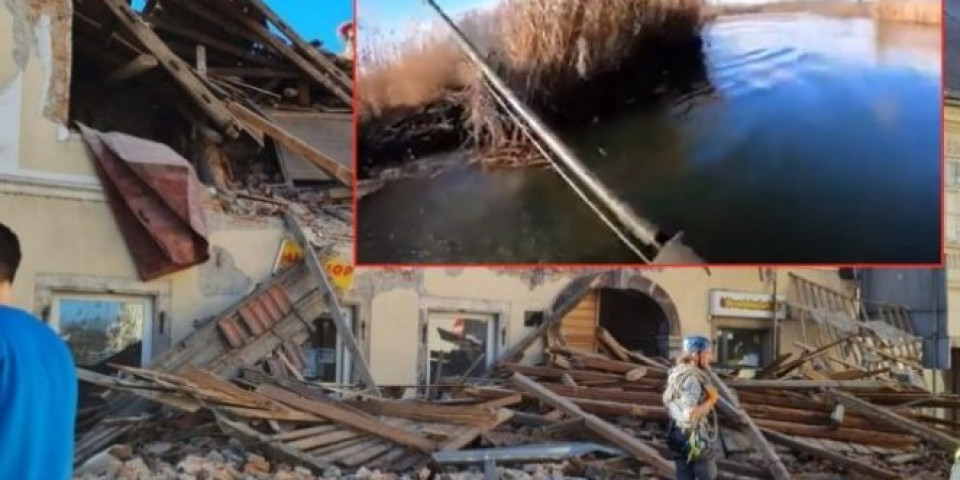 ZVUK OD KOJEG SE LEDI KRV! Ribar sa vode snimio potres u Petrinji /VIDEO/