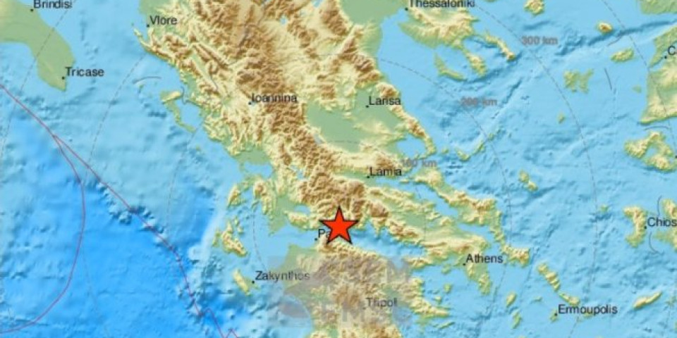 ZEMLJOTRES U GRČKOJ! Potres  jačine 4,3 pogodio jugozapadni Peloponez