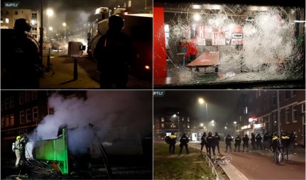 NEZAPAMĆENI NEREDI U HOLANDIJI! Protesti protiv policijskog časa prerasli u VANDALIZAM I PLJAČKU! (FOTO/VIDEO)
