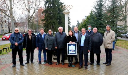 Delegacija Olimpijskog komiteta Srbije na čelu sa predsednikom Maljkovićem u poseti Subotici /FOTO/