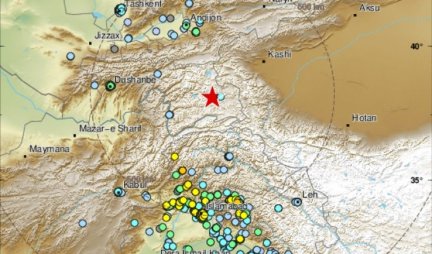 SNAŽAN ZEMLJOTRES POGODIO KINU! Potres jačine 6,2 Rihtera zatresao oblast duž granice sa Tadžikistanom! /VIDEO/