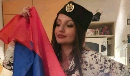 PRETI JOJ OTKAZ ZBOG KOKARDE! Miju Kalabić koja se slikala sa srpskom zastavom pokušavaju da OTERAJU sa fakulteta!