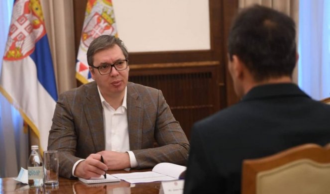 Predsednik Vučić sastao se sa Janezom Kopačem! /Foto/