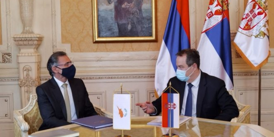 Dačić: Odlično razvijeni odnosi Srbije i Kipra