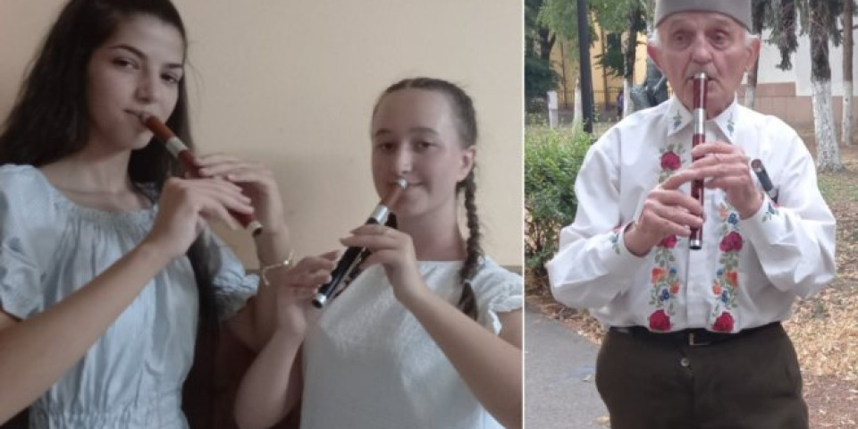 Stradivarijus za frule i dve devojčice obeležili 25. Sabor frulaša u Iđošu! Katarina i Milica su drugarice i budući virtuozi na fruli! Foto/Video