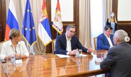 JEDNOM BRAĆA, UVEK BRAĆA! Vučić ugostio ambasadora Rusije Bocan Harčenka