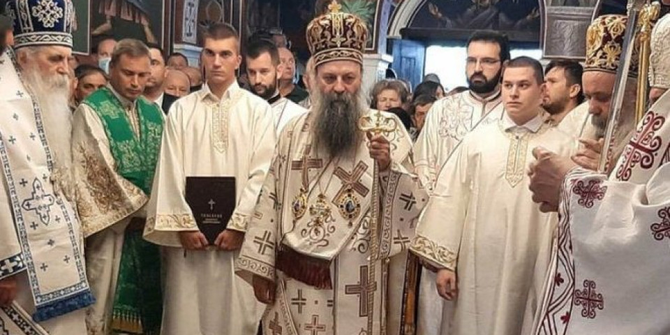 Svečani doček patrijarha Porfirija večeras u 18 sati ispred Hrama Hristovog vaskrsenja u Podgorici