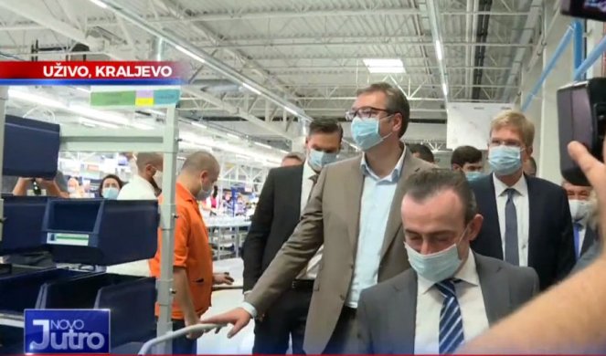 Vučić na otvaranju fabrike Leoni u Kraljevu: Danas imamo gotovo 4.000 zaposlenih ovde!
