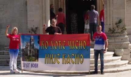 SRPSKE TROBOJKE U HERCEG NOVOM, Dan srpskog jedinstva obeležen u manastiru Savina