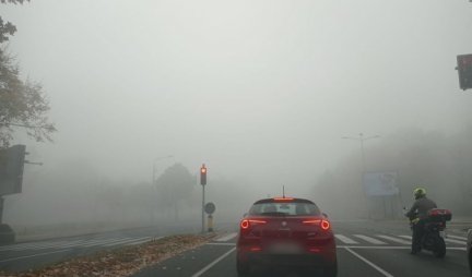 OPREZNO VOZITE: Smanjena vidljivost zbog magle!
