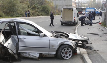 UHAPŠENI VOZAČ BMW-A SMRTI NEMA VOZAČKU DOZVOLU! Divljačkom vožnjom izazvao nesreću, život izgubila SLUČAJNA PROLAZNICA!