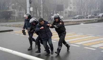 NAKON MASOVNIH NEREDA UHAPŠENO skoro 8.000 ljudi u Kazahstanu! Policija hapsila čak i na pijacama u Almatiju!