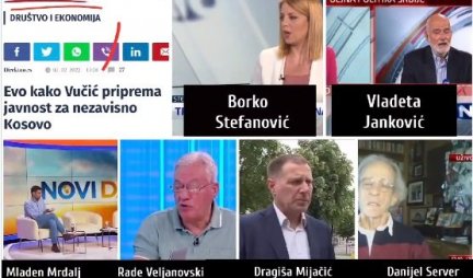 ĐILASOVCI ZAGRMELI: Vučić priprema javnost za nezavisno Kosovo! A njihovi mediji kažu...