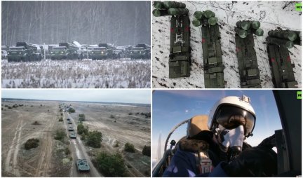 PUTIN DIGAO NIKAD MOĆNIJU SILU, SNIMAK LEDI KRV U ŽILAMA! Su-35, S-400, panciri, 30.000 vojnika - drhte i nebo i zemlja u Belorusiji, NATO SE ODMAH OGLASIO... (VIDEO)