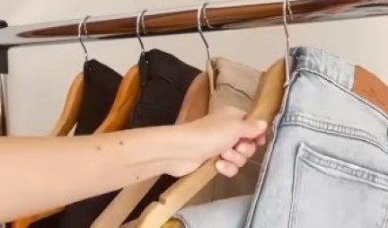 Sve vreme POGREŠNO kačite odeću - OVAKO ćete imati DUPLO VIŠE mesta u ormanu! (VIDEO)