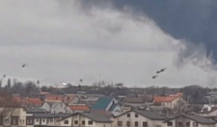 RAZORNI UDAR! Desant 200 ruskih helikoptera na aerodrom kod Kijeva! (VIDEO)