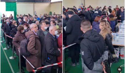 NEVEROVATNA ATMOSFERA U NOVOM SADU! Evo kako je izgledalo prikupljanje potpisa podrške Aleksandru Vučiću! (VIDEO)