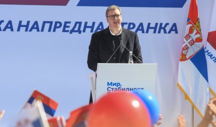 Vučić danas na predizbornom skupu SNS u Kikindi!