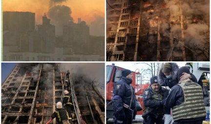 RUSIJA KRENULA U FINALNI OBRAČUN, POČELA ŽESTOKA BORBA ZA KIJEV! Objavljeni snimci razornih udara ruskih snaga, plamen i gusti dim šire se gradom (FOTO, VIDEO)