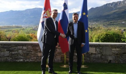 ZAHVALAN SAM PAHORU NA VELIKOJ PODRŠCI SRBIJI! Vučić se sastao sa predsednikom Slovenije! (VIDEO)