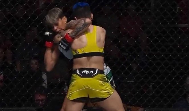 GUŠENJE KOJE UFC SVET JOŠ NIJE VIDEO! Brazilka na nogama davila protivnicu! (VIDEO)