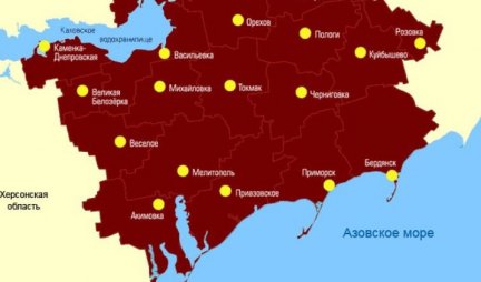 (MAPA) AZOVSKO MORE IZGUBLJENO ZA UKRAJINU! Zaporoška i Hersonska oblast "zauvek odlaze" u Rusiju, Kijev nikada neće povrati kontrolu...