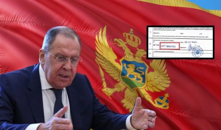 OVO JE DOKAZ! Pojavio se dokument kojim je Crna Gora zabranila prelet Lavrovu! (FOTO)