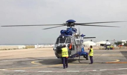 'SUPERPUMA' SLETELA U BEOGRAD! Prvi od tri kupljena 'Erbasova' helikoptera H-21 stigao na aerodrom 'Nikola Tesla'