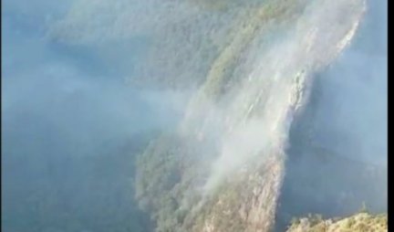 Požar u  Nacionalnom parku Sutjeska! Vatra izbila u kanjonu reke Hrčavke, jedna stvar otežava gašenje!