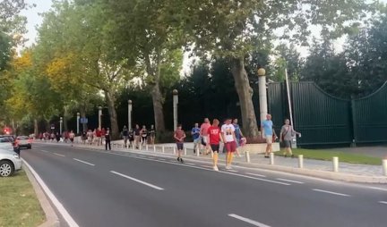 REKA ZVEZDAŠA ISPRED MARAKANE! Vatrene pristalice crveno-belih u velikom broju pred evropsku premijeru (VIDEO)