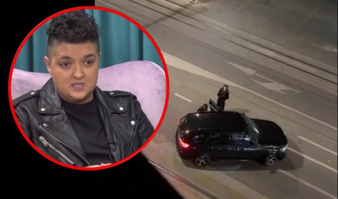 MARIJA ŠERIFOVIĆ PRAVILA HAOS NA ULICI USRED NOĆI! Kamere je snimile dok se svađa sa ženskom osobom i udara u automobil! (VIDEO)