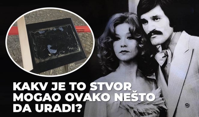 KAKAV JE STVOR MOGAO OVAKO NEŠTO DA URADI?! Ovako Beograđani komentarišu vandalizam i uništavanje spomen ploče Gage Nikolića i Milene Dravić
